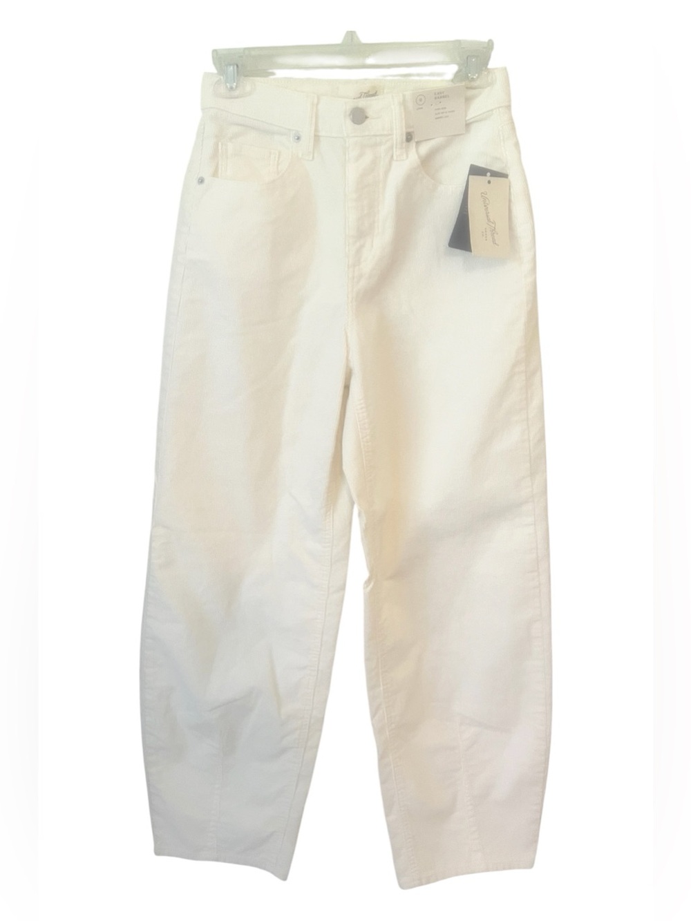 Universal Thread Easy Barrel HR Slim Hip & Thigh Barrel Leg Corduroy Pant NEW 0L